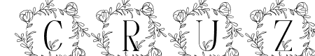 Floral Blossom Monogram