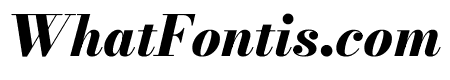 Bodoni Moda 800italic