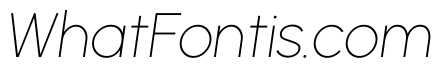 Urbanist 100italic