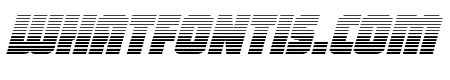 Heavy Falcon Gradient Italic