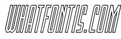 Blue Cobra Outline Italic