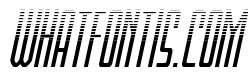 Blue Cobra Halftone Italic