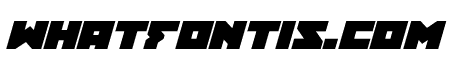 Dark Hornet Expanded Italic
