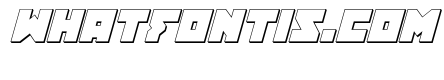 Dark Hornet 3D Italic