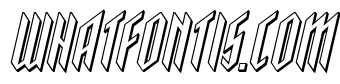 Saint Martyr 3D Italic