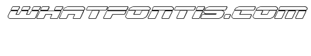 Speed Phreak Outline Italic