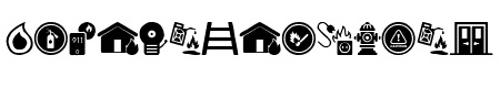 Fire Safety Icons