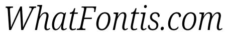 Noto Serif SemiCondensed Light Italic