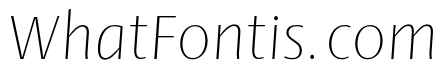 Ador Hairline ExtraLight Italic