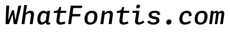 Adelle Mono Flex Semibold Italic