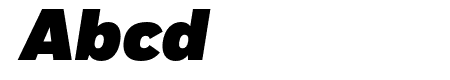 Fort Cond Black Italic