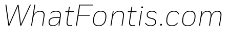 Fort Cond Extralight Italic