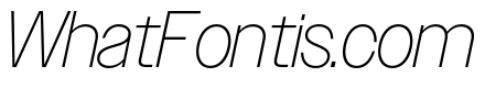 Owners XXNarrow XLight Italic