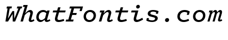 Logic Monospace Medium Italic