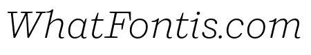 Shift Light Italic