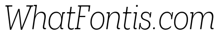 Elizeth Condensed Extralight Italic