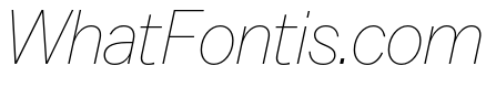 Balto Thin Italic