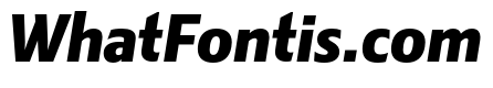 Kranto Cond ExtraBold Display Italic