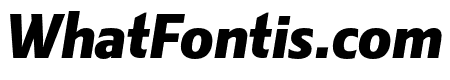 Kranto ExtraBold Display Italic