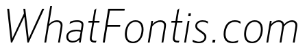 Kranto Thin Display Italic