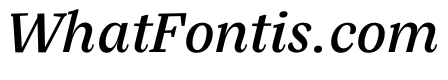 Silva Text Medium Italic