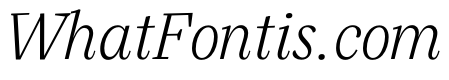 Silva Display Extralight Italic