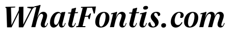 Silva Display Semibold Italic