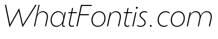 Ofelia Display Extralight Italic
