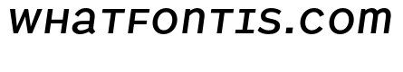 Parity Sans Mono Medium Italic