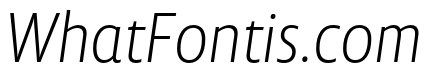 Lemon Sans Next Cond Light Italic