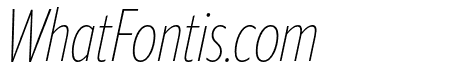 ApparatExtraCond Thin Italic