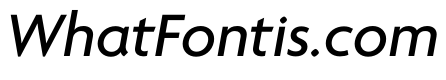 Agenda One Condensed Medium Italic