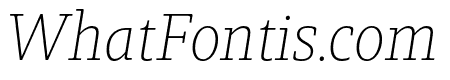 Brando ExtraLight Italic