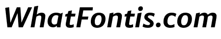 Dejanire Sans Medium Italic