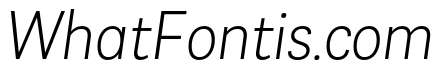 Almanach ExtraLight Italic