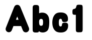 Tensentype JiaLi YuanJF GB2312 ExtraBold
