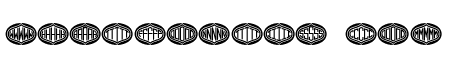 Formogram Ellipse Hollow Regular
