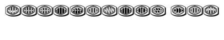 Bulged Monogram Stylish Regular