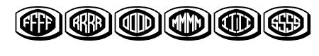 Bulged Monogram Regular