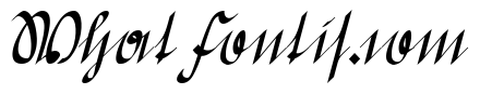 Greifswaler Deutsche Schrift