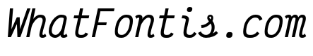 Victor Mono SemiBold Italic