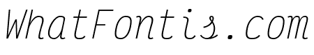 Victor Mono ExtraLight Italic