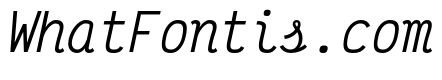 Victor Mono Medium Italic