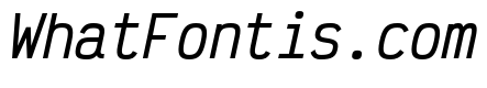 Victor Mono SemiBold Oblique