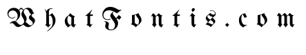 Berthold  Mainzer Fraktur UNZ1A Italic