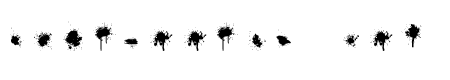 Ink Splash Dingbats