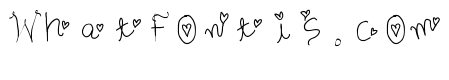 heart fonts
