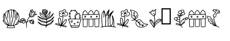 Plant Doodle Dingbat Regula
