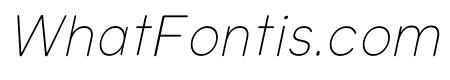 Olivette Thin_Italic