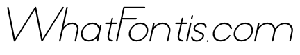 Fortaleza Italic Thin